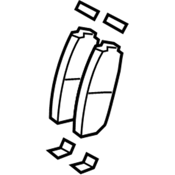Ford 7U2Z-2V001-G Kit - Brake Lining