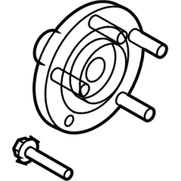 Ford 7T4Z-1104-A Hub Assembly - Wheel