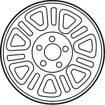 Ford 5C3Z-1007-NA Wheel Assembly