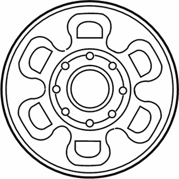 Ford 5C3Z-1015-MA Wheel Assembly