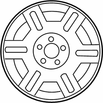 Ford 5C3Z-1007-PA Wheel Assembly
