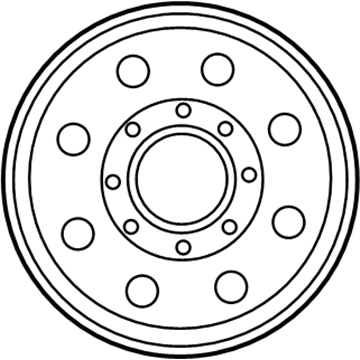 Ford 5C3Z-1007-JA Wheel Assembly