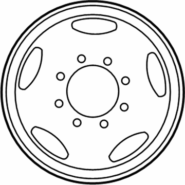 Ford 6C3Z-1007-B Wheel Assembly