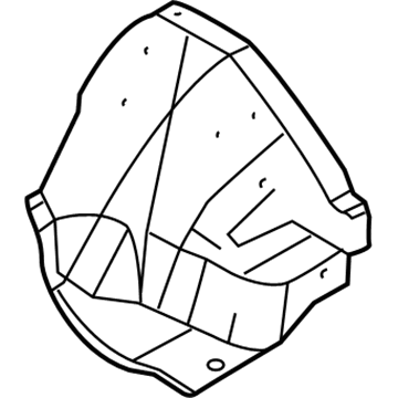 Ford 9C2Z-16060-A Apron Assembly - Front Fender