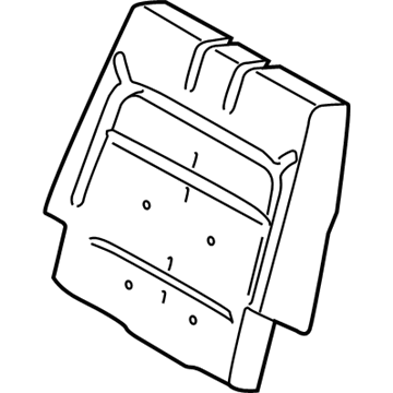 Ford BA8Z-7466800-A Pad - Rear Seat Back