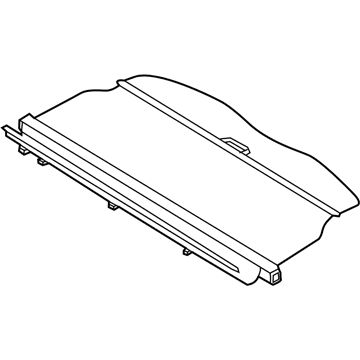 FA1Z-5845440-AJ Ford Luggage Cover Illustration 1 of 1