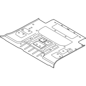 Ford MB3Z-6111218-A Pan Assembly - Floor - Rear