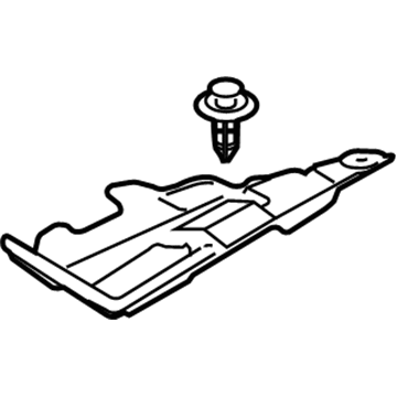 Ford CJ5Z-7801670-A Insulator - Instrument Panel