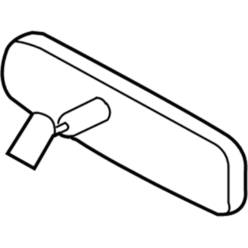 Ford BU5Z-17700-D Mirror Assembly - Rear View - Inner