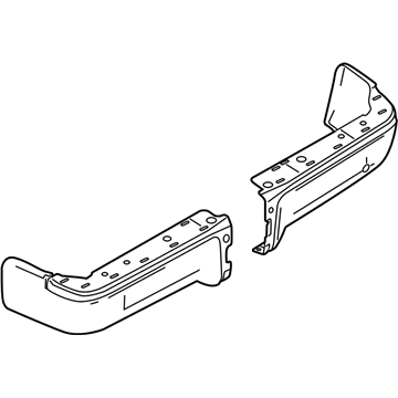 Ford 9L3Z-17906-CPTM Bumper Assembly - Rear