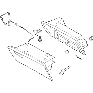 Ford RB5Z-7806024-BA Glove Box Assembly