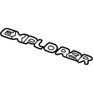 Ford F7DZ-16098-AA Name Plate