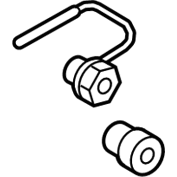 Ford 1L8Z-1A043-AA Nut - Wheel