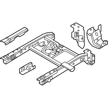 FL3Z-17N775-F Ford Rear Frame Illustration 1 of 1