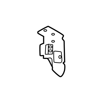 FL3Z-17N775-A Ford Rear Bracket, Passenger Side Illustration 1 of 1
