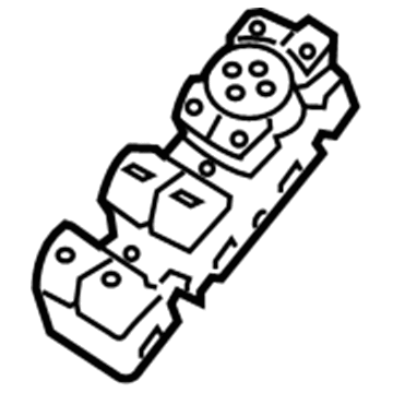 Ford Power Window Switch - GB5Z-14529-BA