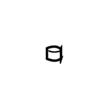 -N806628S Ford Seat Support Cap Illustration 1 of 1