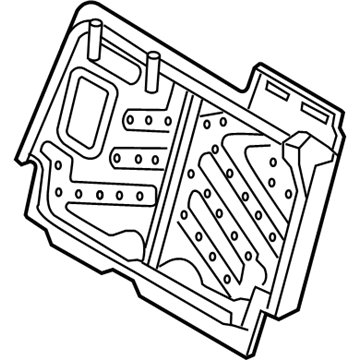 Ford 6L2Z-78613A38-GA Seat Back Frame, Rear Center Passenger Side 6L2Z-78613A38-GA Ford Seat Back Frame, Rear Center Passenger Side Illustration 1 of 1