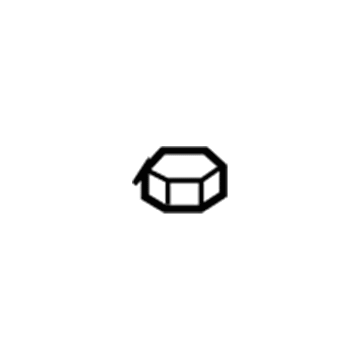 Ford -N620482-S424 Rear Support Nut -N620482-S424 Ford Rear Support Nut Illustration 1 of 1