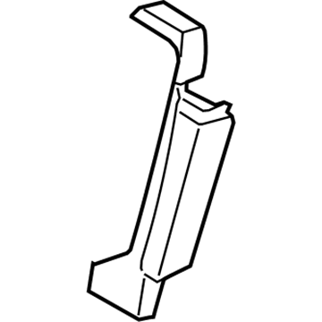 6L2Z-7866800-BA Ford Seat Back Pad, Rear Center Passenger Side Illustration 1 of 1