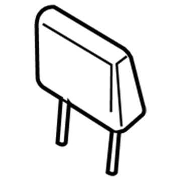Ford 9L2Z-78611A08-AE Headrest, Black, Rear 9L2Z-78611A08-AE Ford Headrest, Black, Rear Illustration 1 of 1