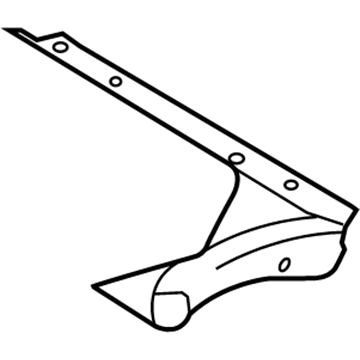 Ford 6L2Z-7863840-BA Seat Cushion, Rear Passenger Side 6L2Z-7863840-BA Ford Seat Cushion, Rear Passenger Side Illustration 1 of 1