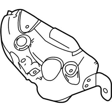 Ford 7T4Z-9A462-B Shield - Exhaust Manifold Heat