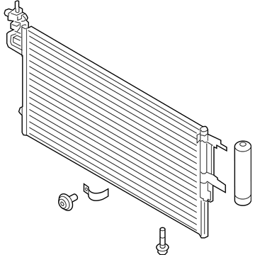 Ford EJ7Z-19712-B Condenser Assembly
