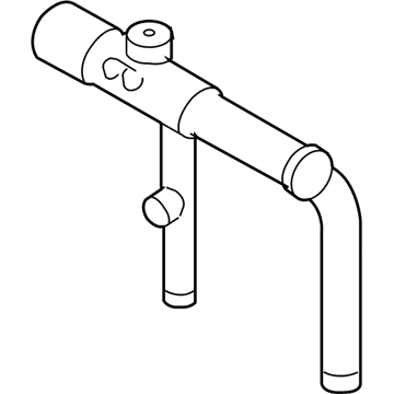 Lincoln Aviator Coolant Reservoir Hose - 2C5Z-8548-DB