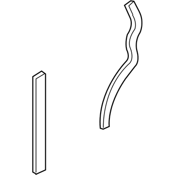 Ford YS4Z-5420910-AA Molding - Door Outside