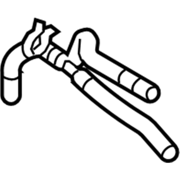 Ford Taurus Coolant Reservoir Hose - CT4Z-18N345-B