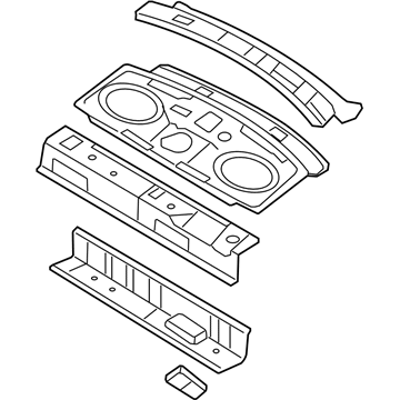 Lincoln 6E5Z-5446506-AA Panel Assembly - Package Tray