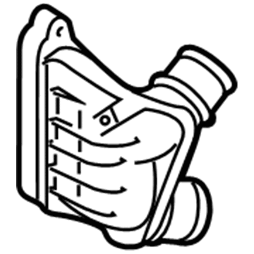 Ford AA5Z-9M434-A Duct Assembly AA5Z-9M434-A Ford Duct Assembly Illustration 1 of 1