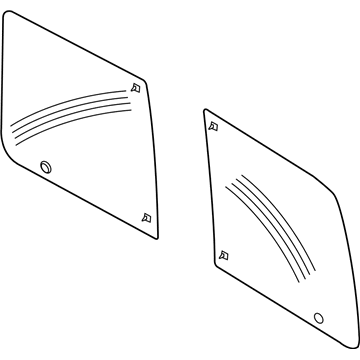 Ford 2T1Z-6142006-F Glass - Rear Window