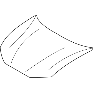 Ford LJ8Z-16612-A Hood Assembly