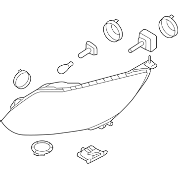 Ford CM5Z-13008-T Headlamp Assembly