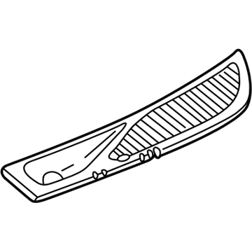 Ford F57Z-78022A68-A Grille - Cowl Top