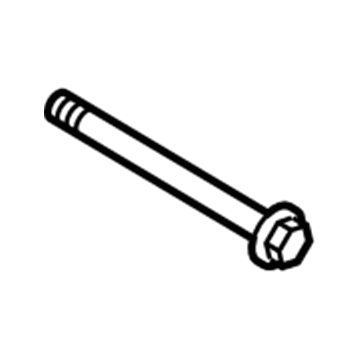 Ford -W704431-S442 Lower Tie Extension Mount Bolt, Front -W704431-S442 Ford Lower Tie Extension Mount Bolt, Front Illustration 1 of 1