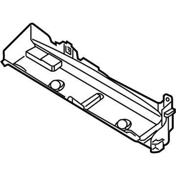 CP9Z-9F721-A Ford Upper Deflector, Front Illustration 1 of 1