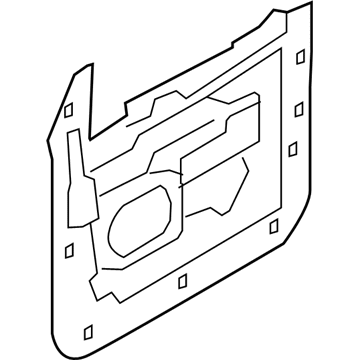 Lincoln 9L1Z-78237A04-D Shield - Water Splash