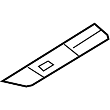 Ford FL7Z-14524-AA Switch Bezel, Passenger Side FL7Z-14524-AA Ford Switch Bezel, Passenger Side Illustration 1 of 1