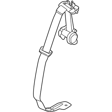 Ford FL3Z-16611B64-GE Seat Belt Assembly