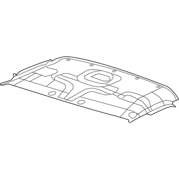 Ford 8C2Z-1651940-AA Panel Assembly - Roof Trim Front