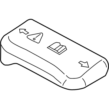 CV6Z-10A687-A Ford Battery Cover Illustration 1 of 1