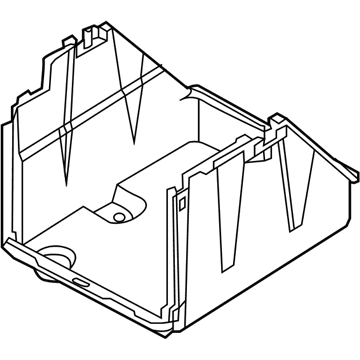 CV6Z-10732-A Ford Battery Tray Illustration 1 of 1