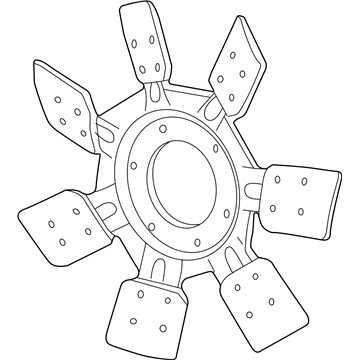 Ford F81Z-8600-MA Fan Assembly