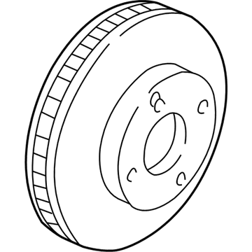 2U2Z-1V125-C Ford Rotor Assembly Illustration 1 of 1