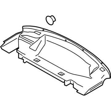 Ford FR3Z-7646668-AB Panel Assembly - Rear Package Tray