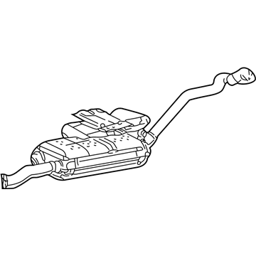 Ford Explorer Muffler - XL2Z-5230-DA