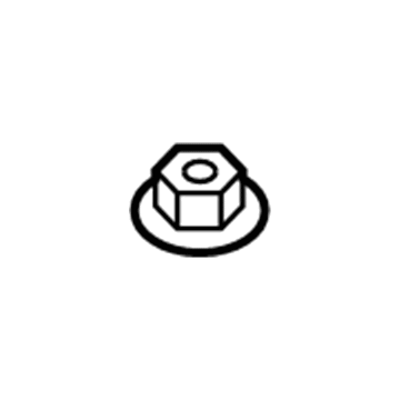 Ford -W520101-S442 Nut - Flanged